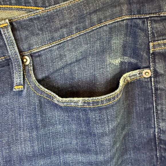 FRAME L'Homme Skinny Medium Wash Cotton Distressed Denim Jeans Size 34 - Picture 4 of 12